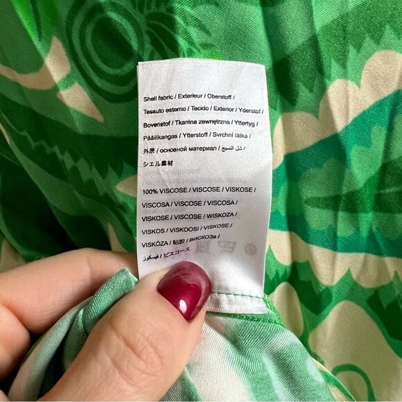 Anthropologie Farm Rio Tropical Groove Circle Cut Out Midi Dress Small - Picture 12 of 12